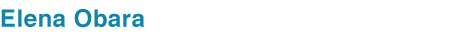 Elena Obara